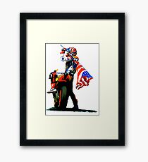 Nicky Hayden Champion Watercolor Framed Print