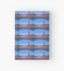 Blackpool Tower and Beach Posterized Hardcover Journal