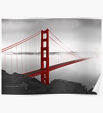Golden Gate Bridge (Vectorillustration) Poster