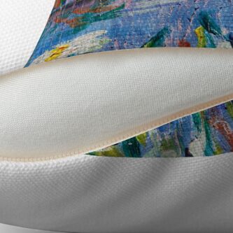 Alternate view of Monet Alley Throw Pillow