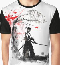 Japanese Samurai Graphic T-Shirt