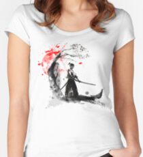 Japanese Samurai Women's Fitted Scoop T-Shirt