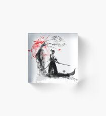 Japanische Samurai Acrylblock