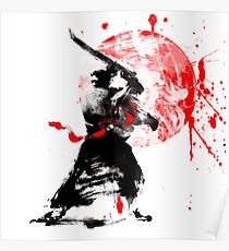Japanese Samurai Poster