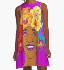 Marsha Johnson - Hero and Icon A-Line Dress