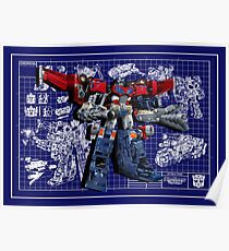 Cybertron Super Optimus Prime Poster