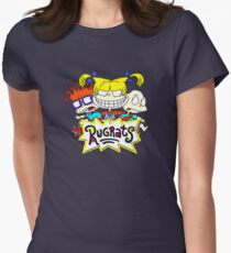 The Rugrats, Tommy, Chuckie and Angelica Women's Fitted T-Shirt