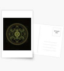 Metatron's Magick Wheel ~ Sacred Geometry Postcards