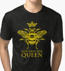 God Save the Queen 'Bee' Tri-blend T-Shirt