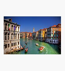 Light Traffic on the Grand Canal Photographic Print
