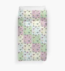 Pajama'd Baby Goats - Patchwork Duvet Cover