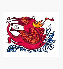 Firebird Photographic Print
