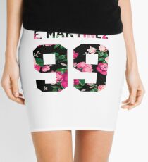 Emilio Martinez - Colorful Flowers Mini Skirt