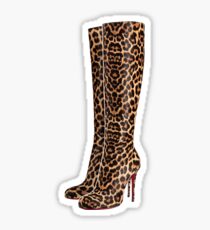 Christian Louboutin - Leopard - Fifi Botta (beide links) Sticker