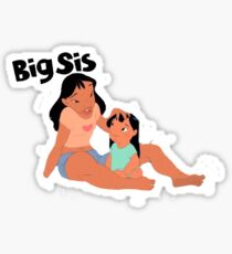 Lilo and Stitch Big Sister Sticker