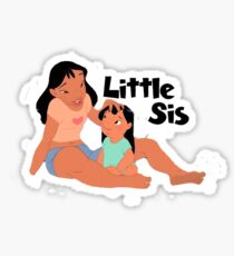 Lilo and Stitch Little Sister Sticker