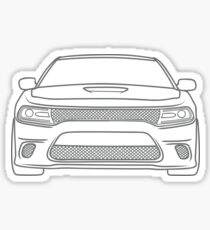 simple line charger Sticker
