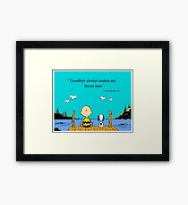 charlie brown Framed Print
