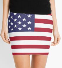 Minifalda Mini falda americana - bandera de los EEUU