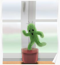 Cactuar Pot Poster