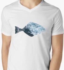 Alaskan Halibut V-Neck T-Shirt