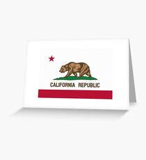 San Francisco Flag of California Greeting Card