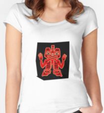 cartoon Women's Fitted Scoop T-Shirt