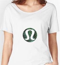 Lulu Tropical Tree Leaves Women's Relaxed Fit T-Shirt
