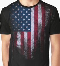 USA America Flag Graphic T-Shirt