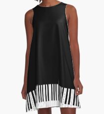 Musician Piano Keys Cell Phone Case Cover A-Line Dress