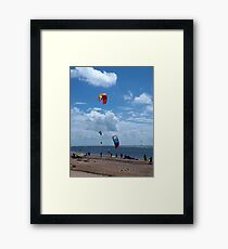 Kite Surfing Framed Print