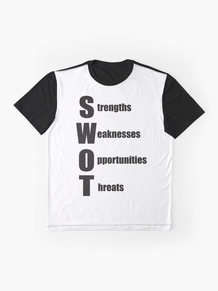 "SWOT analysis" Tshirt by stuwdamdorp Redbubble