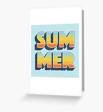Summer Greeting Card
