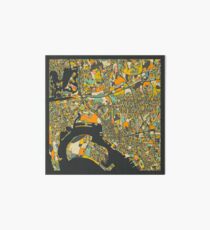 SAN DIEGO MAP Art Board