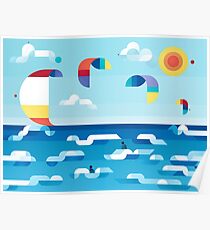Kites dance Poster