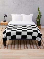 Chequered Flag Checkered Racing Car Winner Bedspread Duvet Phone Case Throw Blanket