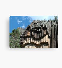 sawn rocks Canvas Print