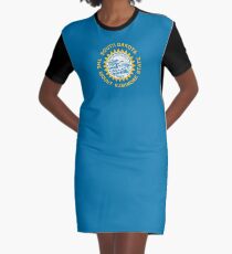 Flag of South Dakota Graphic T-Shirt Dress