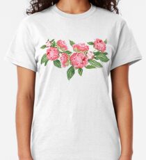 Watercolor Peonies Classic T-Shirt