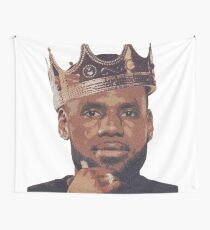 King Lebron James Wall Tapestry
