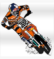 Moto Cross Racing Poster