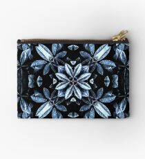 Metallic Leaves Mandala Studio Pouch