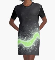 Agender-Stolz-Flaggen-Galaxie T-Shirt Kleid