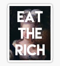 eat the rich Sticker