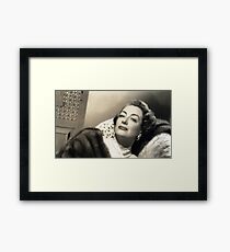 Joan Crawford Schönheit personifiziert Gerahmtes Wandbild