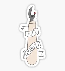 Ripper No Regrets Sticker