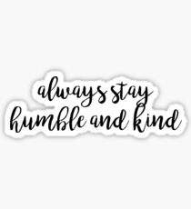 HUMBLE AND KIND | Tim McGraw Sticker