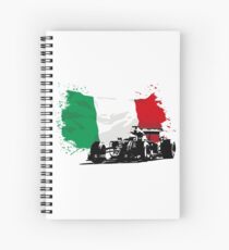 Formula 1 Racing Spiral Notebook