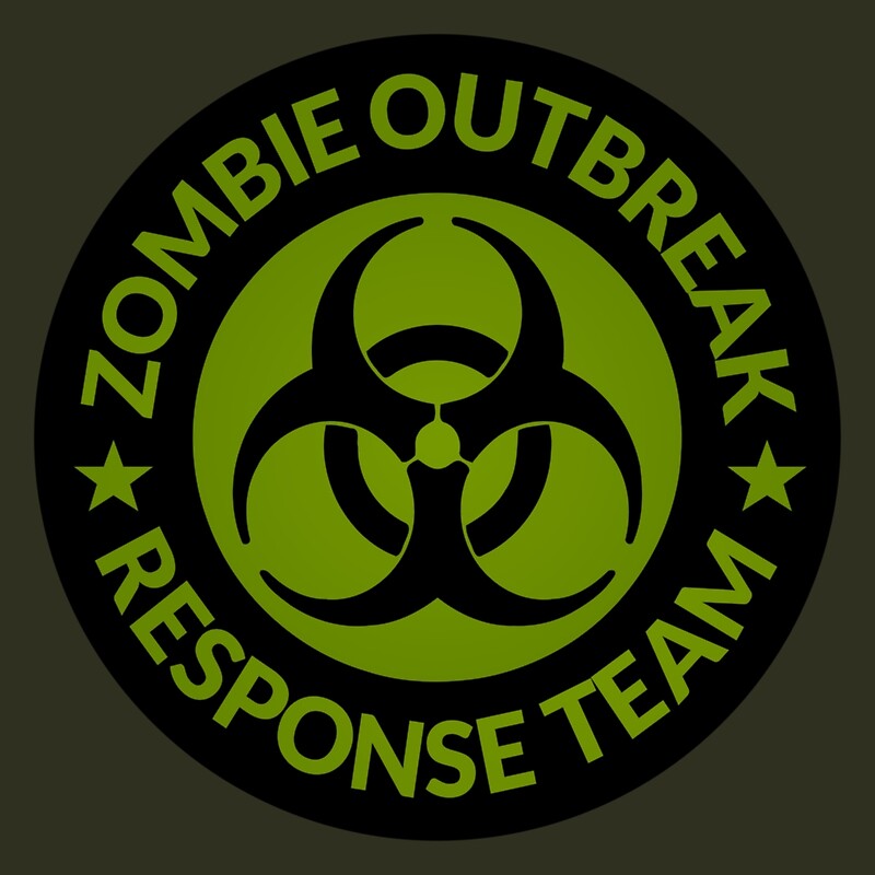 "Zombie Response Team (Biohazard / Circle / Green)" Posters by Robert