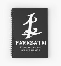 Shadowhunters: Rune Parabatai (White) Spiral Notebook